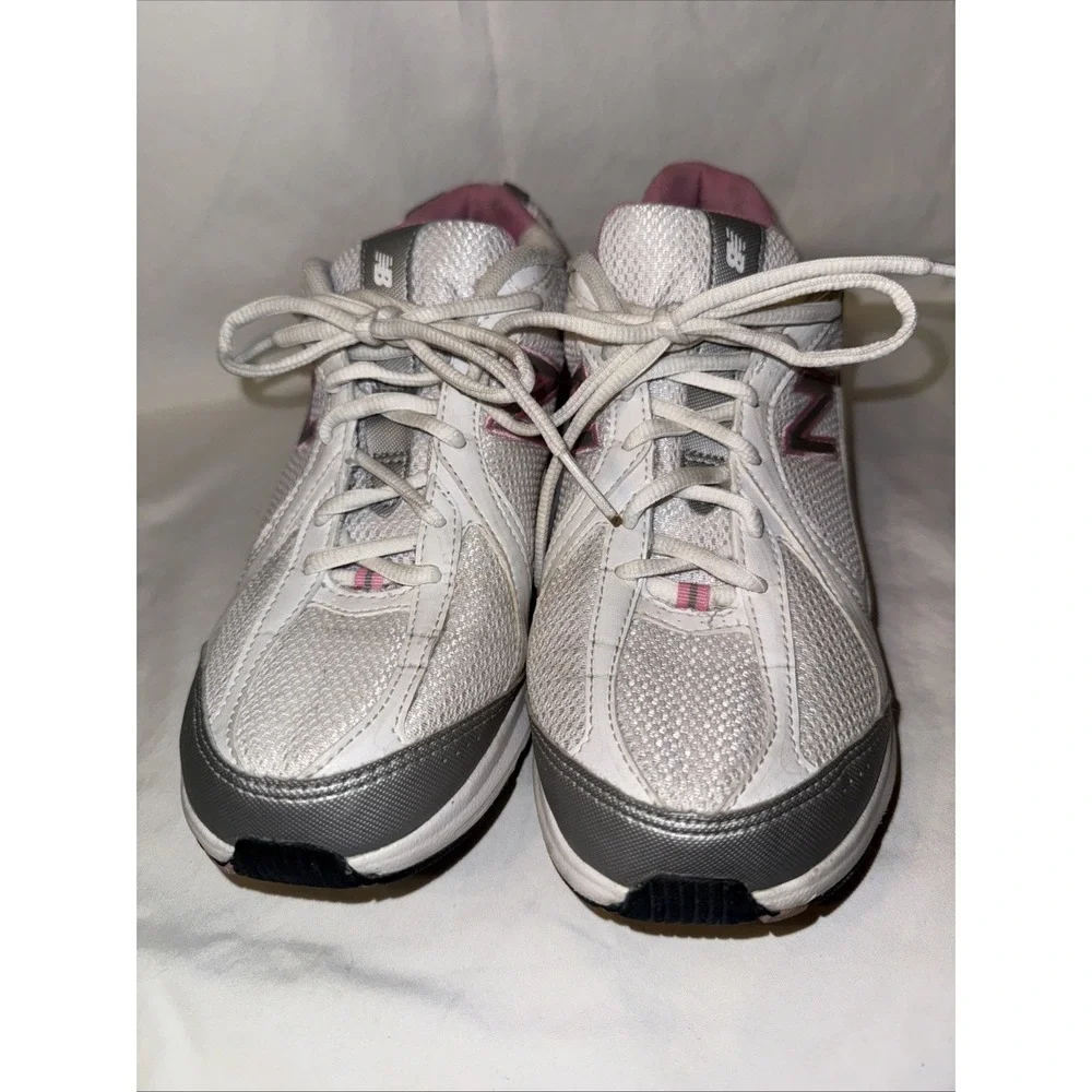 New Balance Womens Running Shoes 496 Size 9 White Pink WW496WP‎ Running Shoes